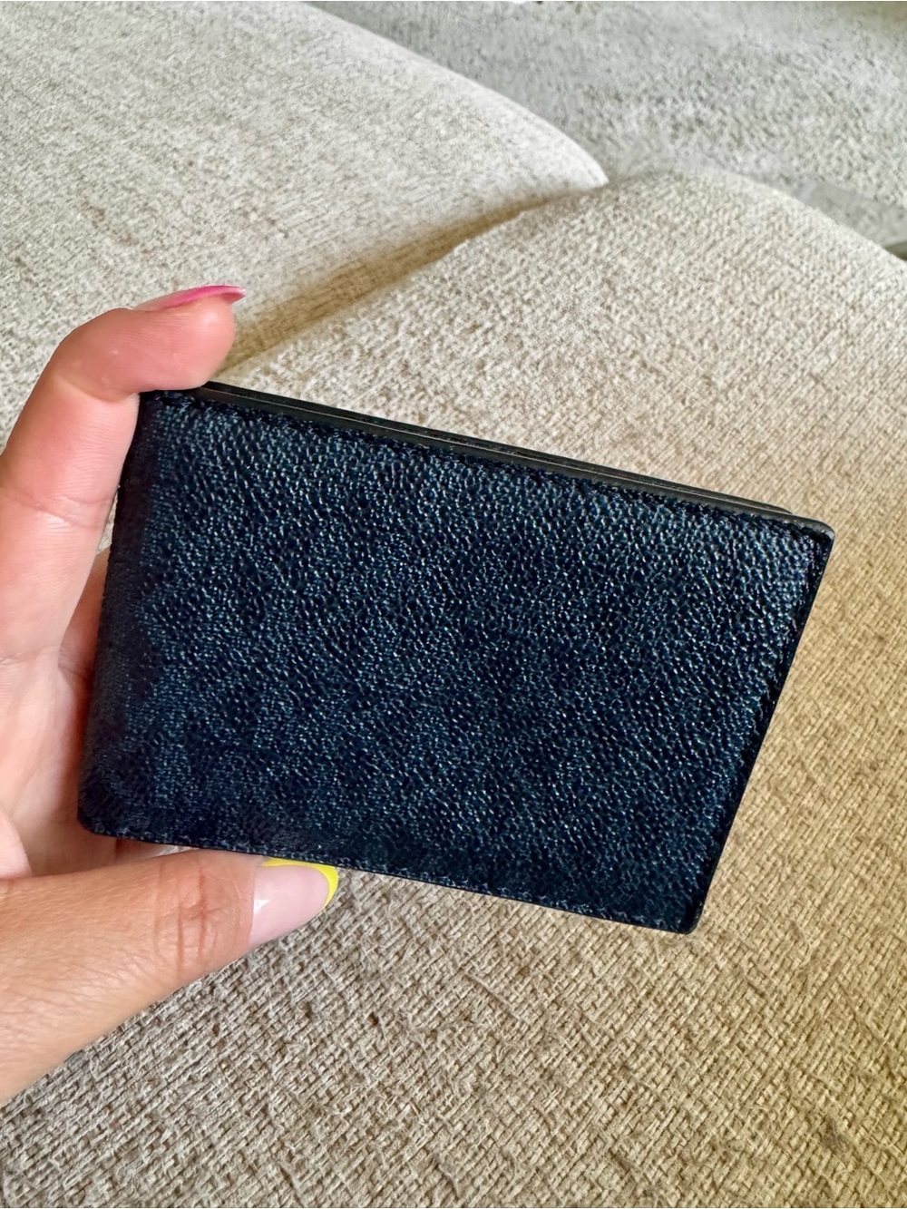 Michael Kors Card Wallet - navy blue